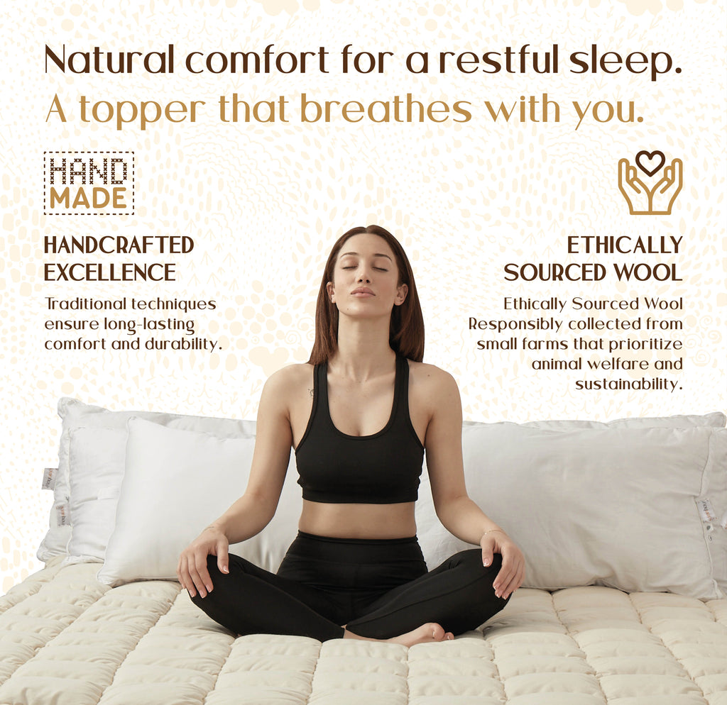 Merino Wool Mattress Topper